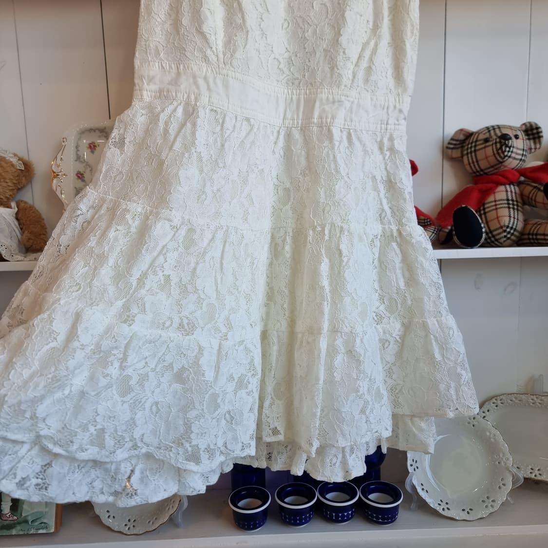 (리즈리사) Liz Lisa밀크레이스 퓨어 화이트 레이스 원피스 상품이미지5