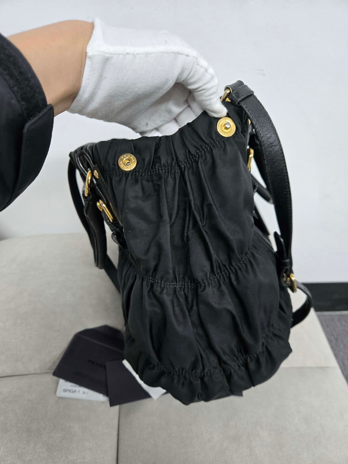 [보증서 정품]프라다 고프레 숄더백 상품이미지5