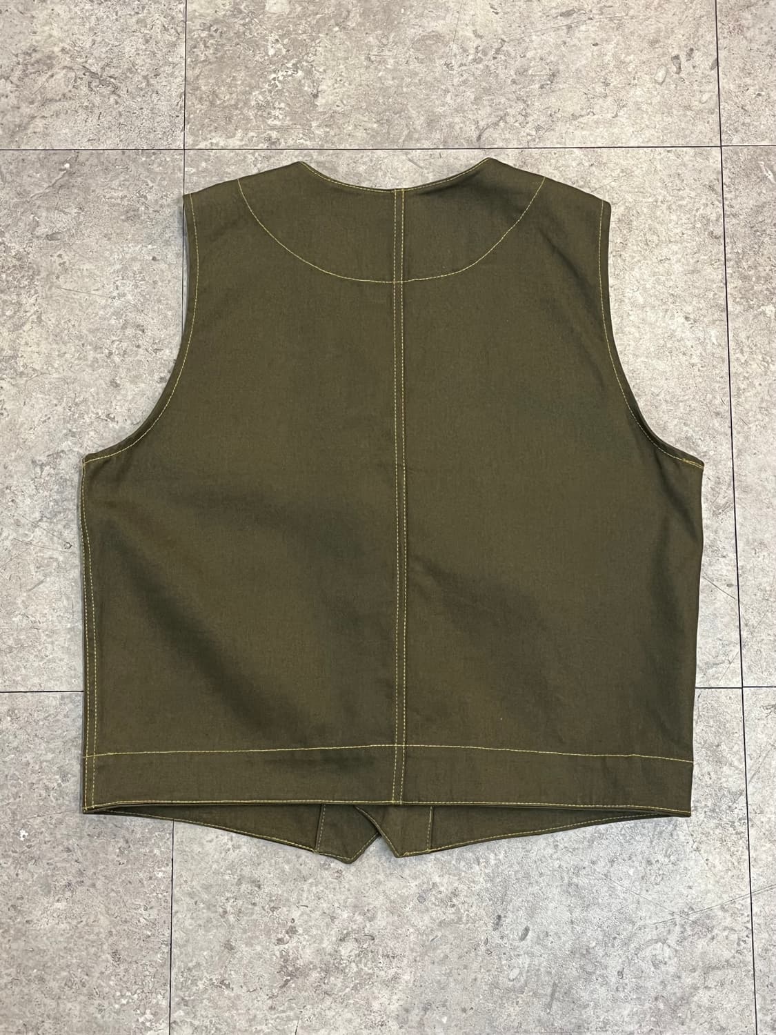 프리즘웍스 워크 베스트 카키 M #csz3753 상품이미지7