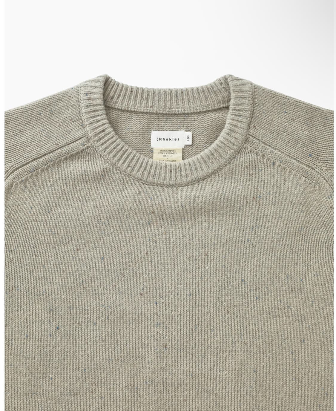 카키스 크루넥 니트 그레이 [L] 상품이미지2