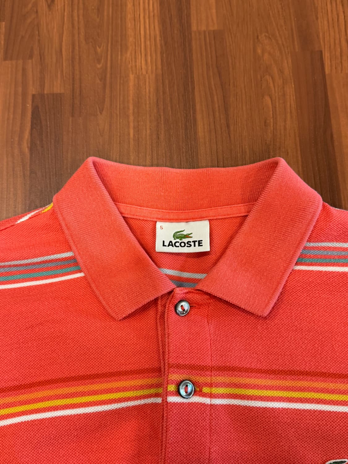 Lacoste 라코스테 스트라이프 pk 반팔 티셔츠 상품이미지8