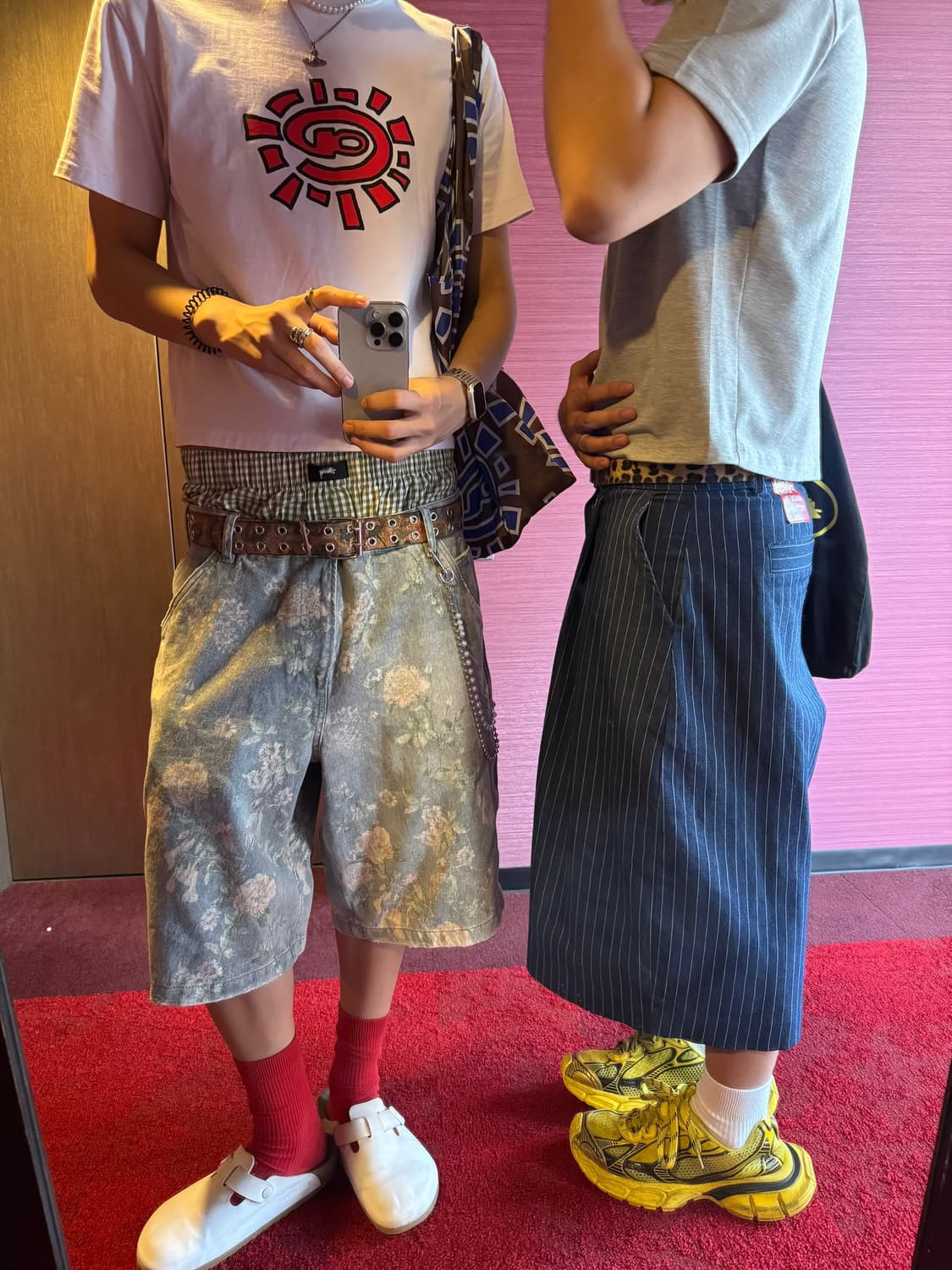 유일매물 Zara 도쿄긴자 페이디드 플라워팬츠 상품이미지3