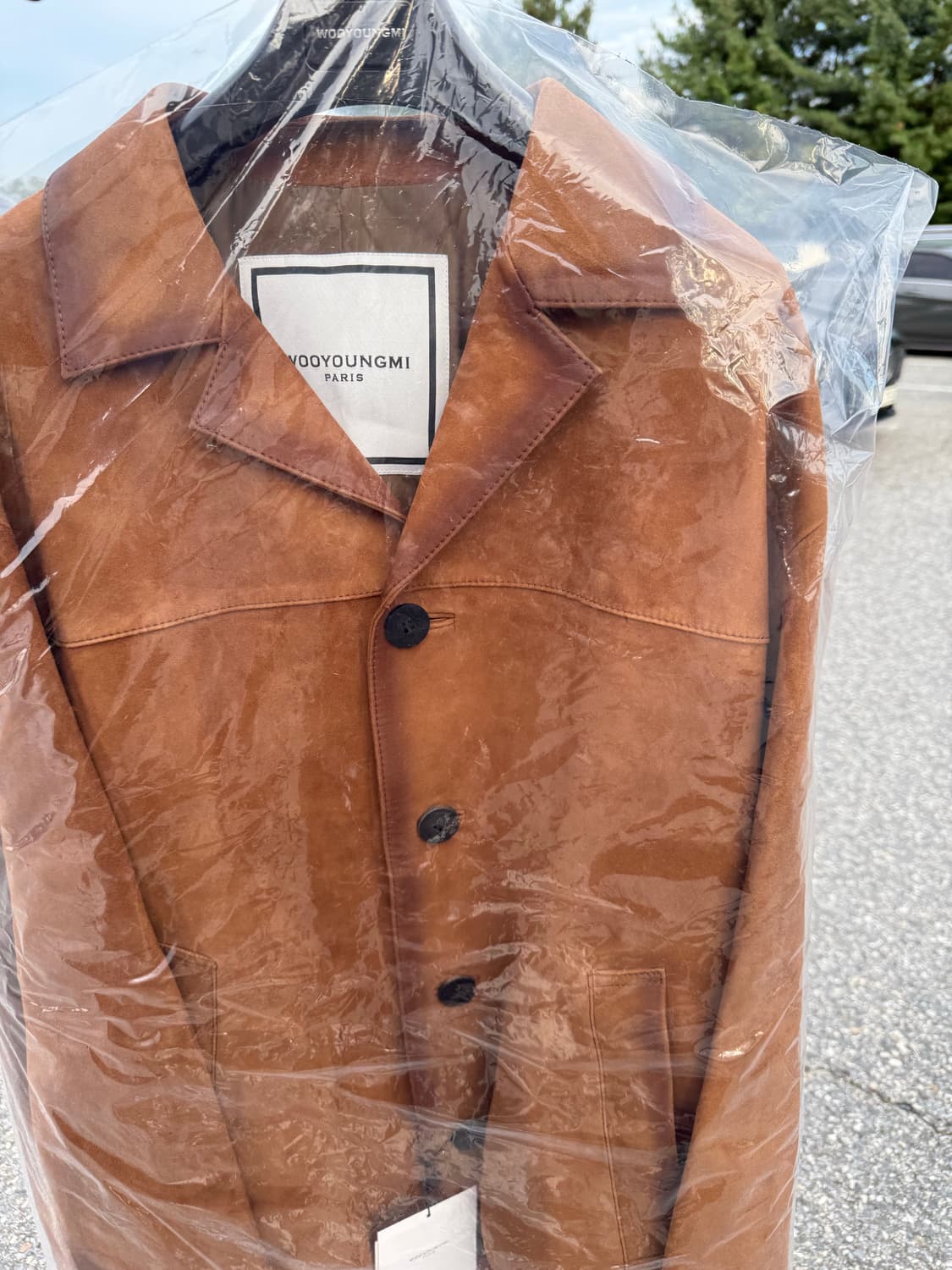 우영미 24fw 고트스웨이드자켓 상품이미지1