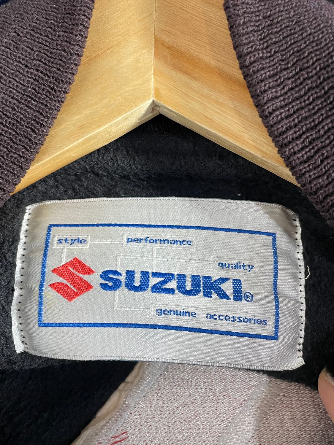 스즈키 레이싱 블랙 스타디움 자켓 상품이미지2