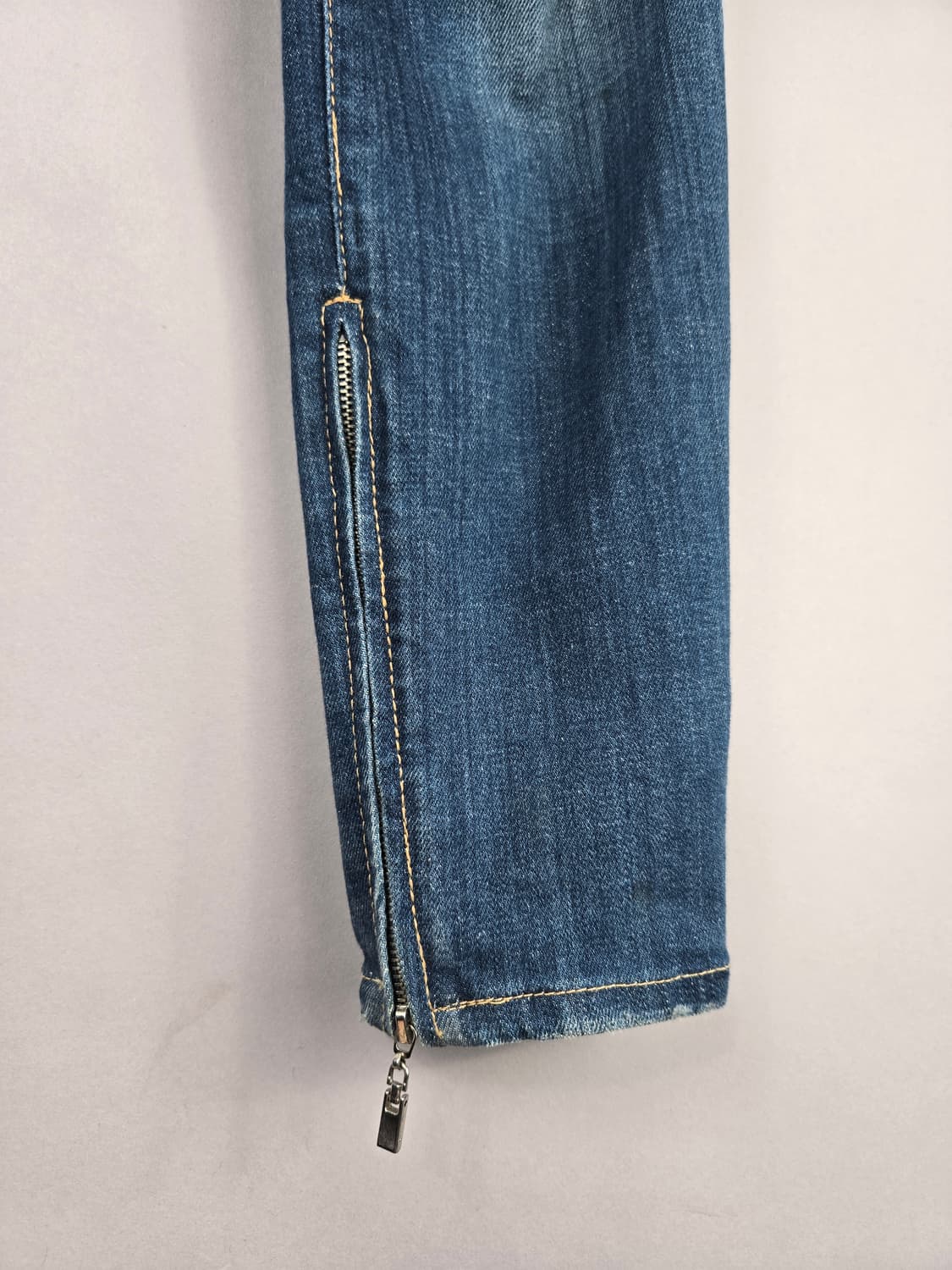 [무료배송]디스퀘어드2 여성 36 스판 밑단 지퍼 스키니 청바지 정품 상품이미지7