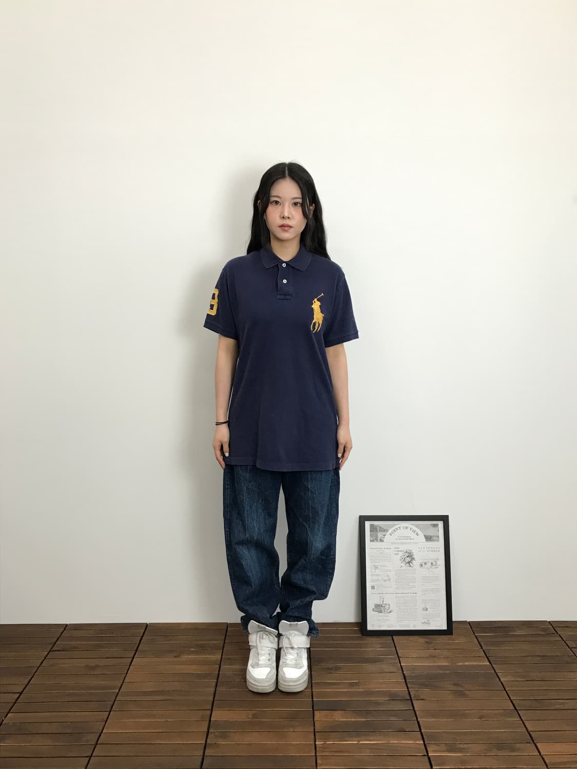 Polo Ralph Lauren Big Pony Polo Navy 상품이미지1