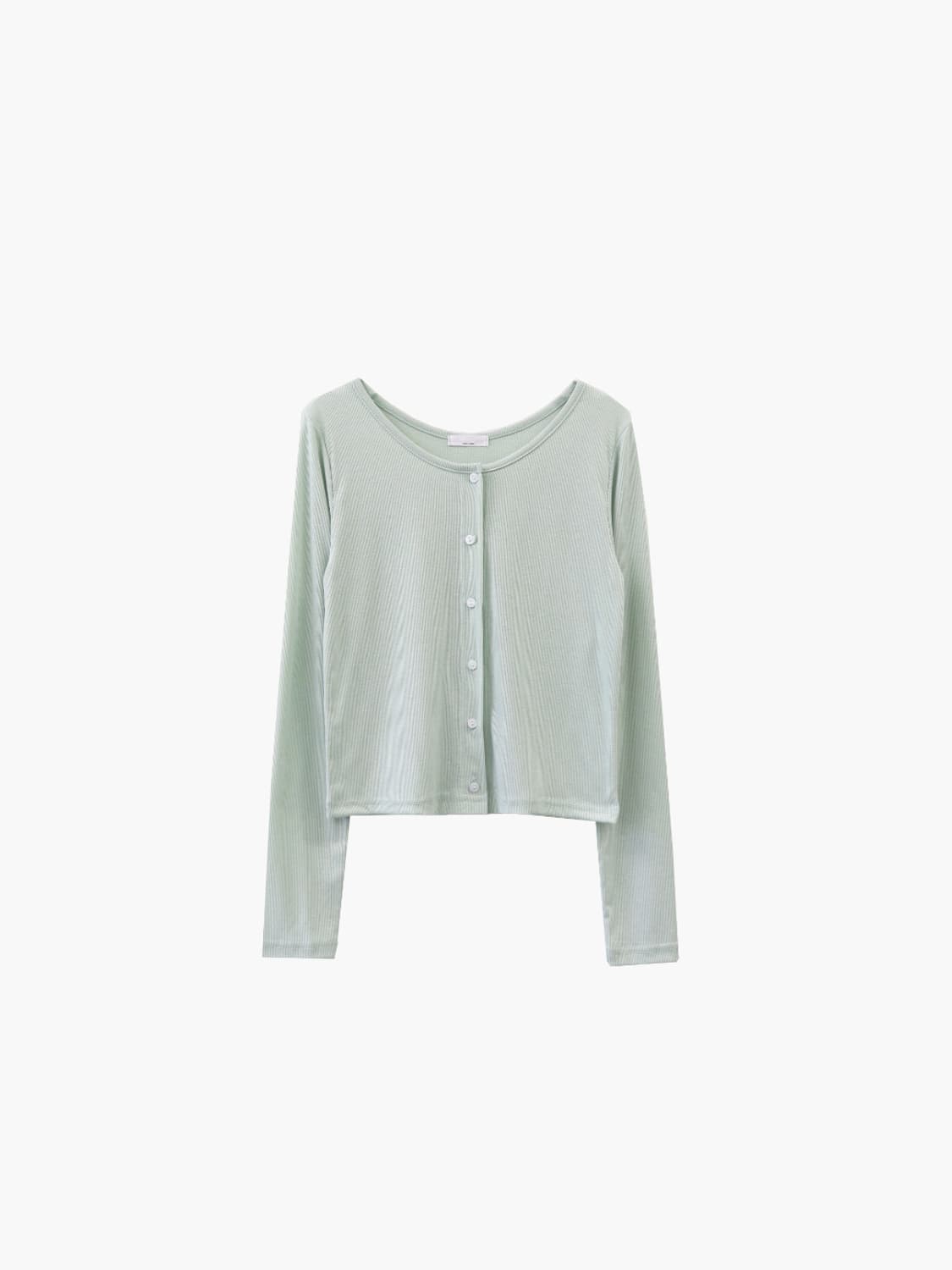 프롬뮤즈 light round cardigan 민트 여름 가디건 상품이미지3