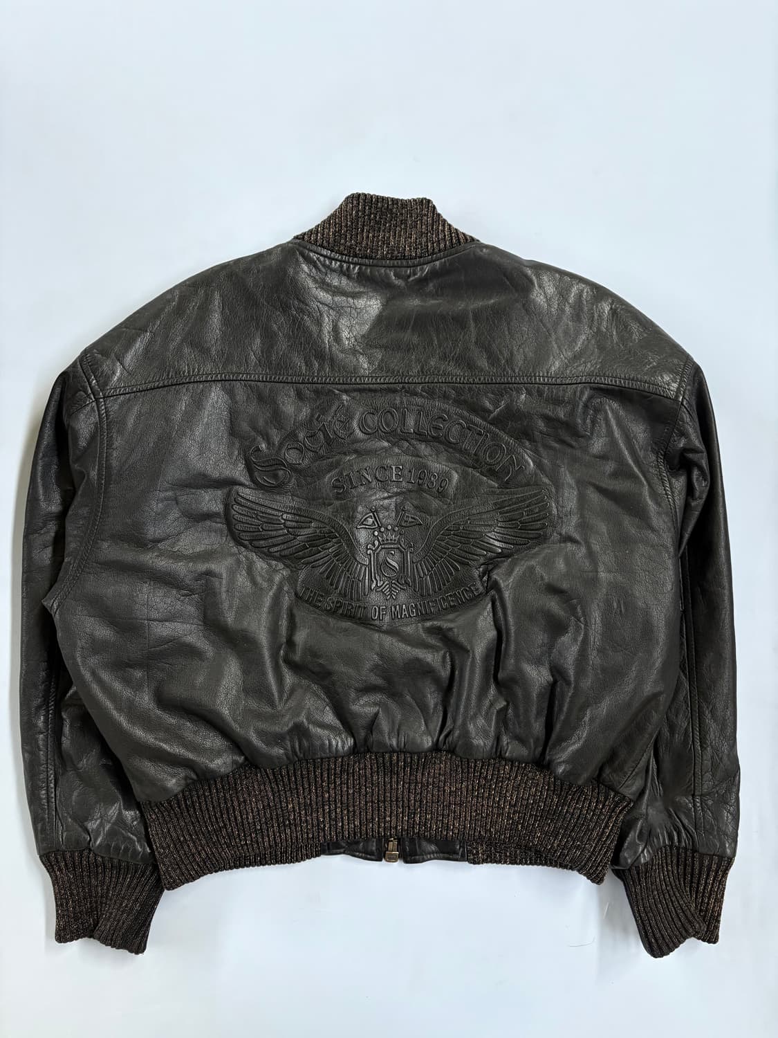 80’s 빈티지 소가죽 레더자켓 상품이미지3