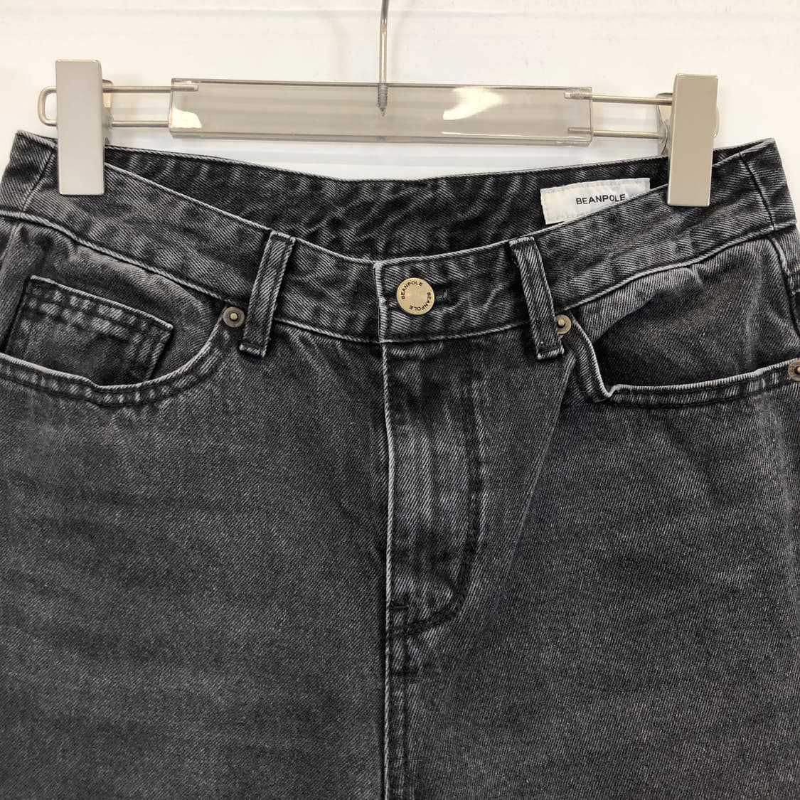 빈폴 레이디스 와이드 워시드데님진 27 인치  상품이미지2