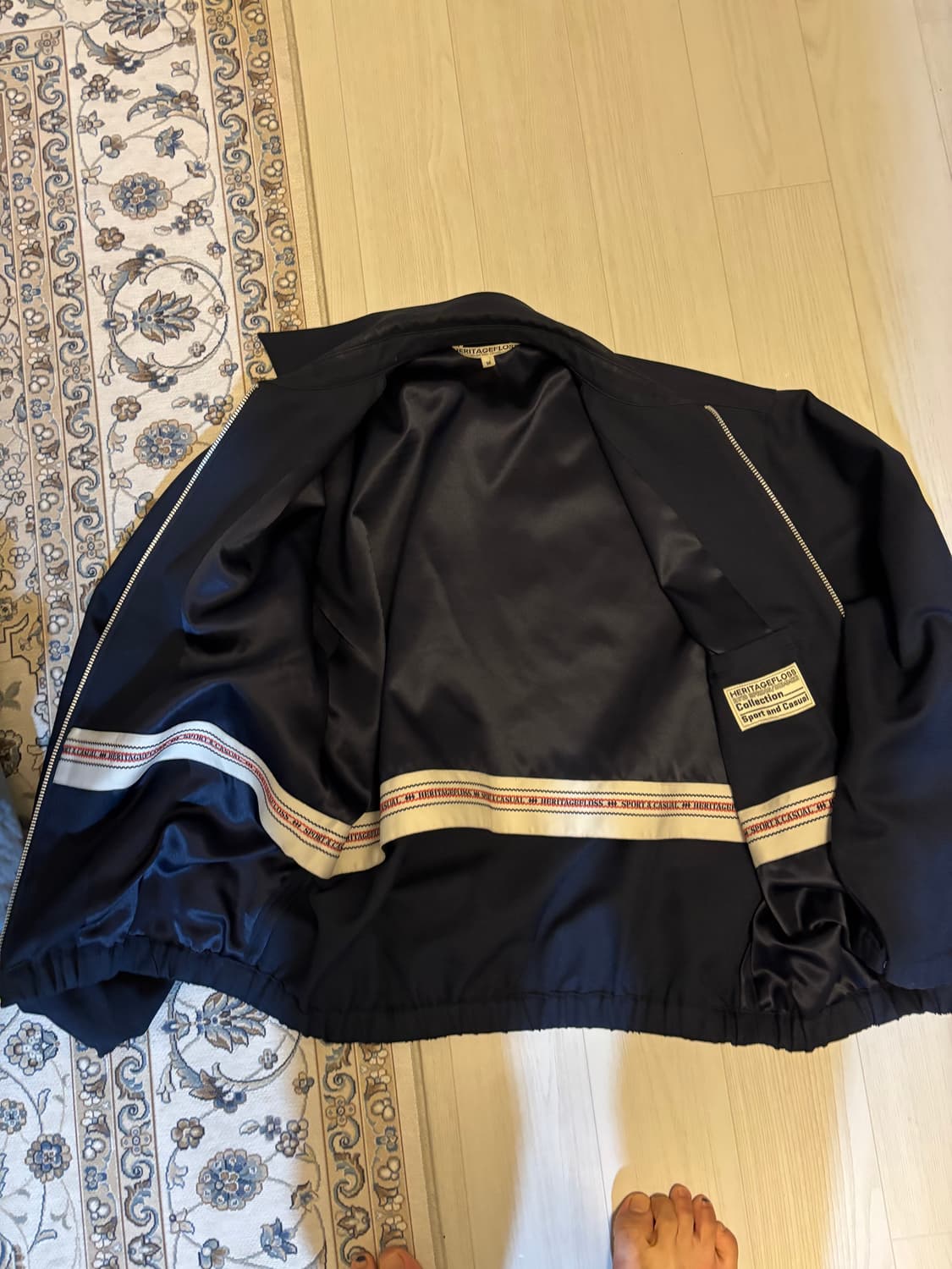 헤리티지플로스 블루종 네이비 M 18s/s  상품이미지3