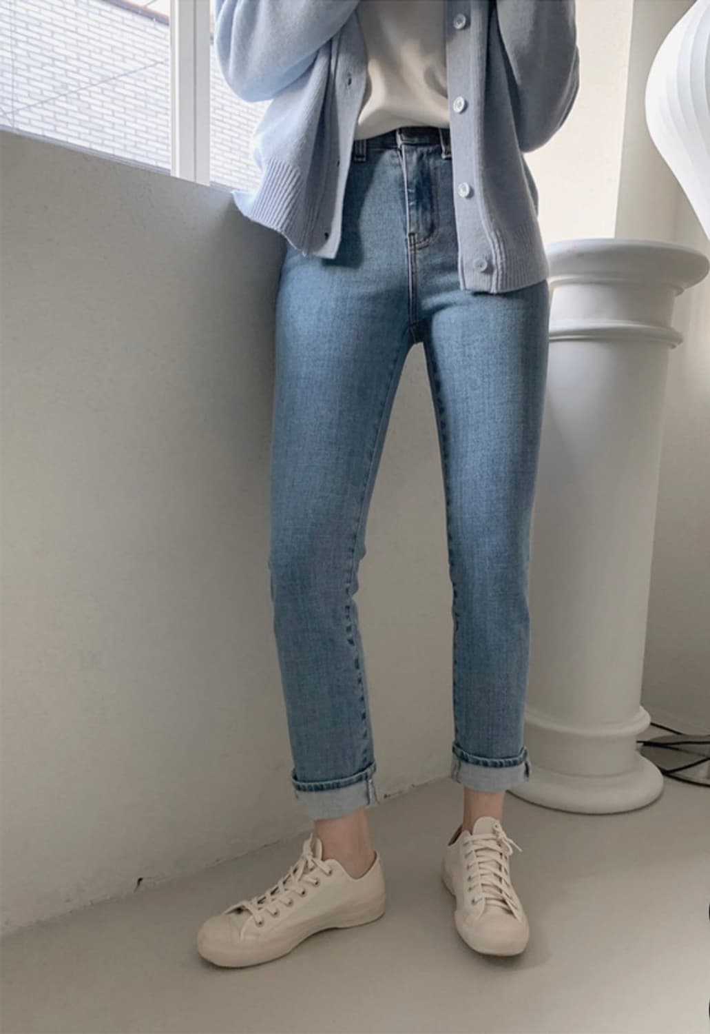 (새상품, 미개봉) 슬로우앤드 토즈 라이크라 쫀쫀슬림스키니 스판청바지 상품이미지1