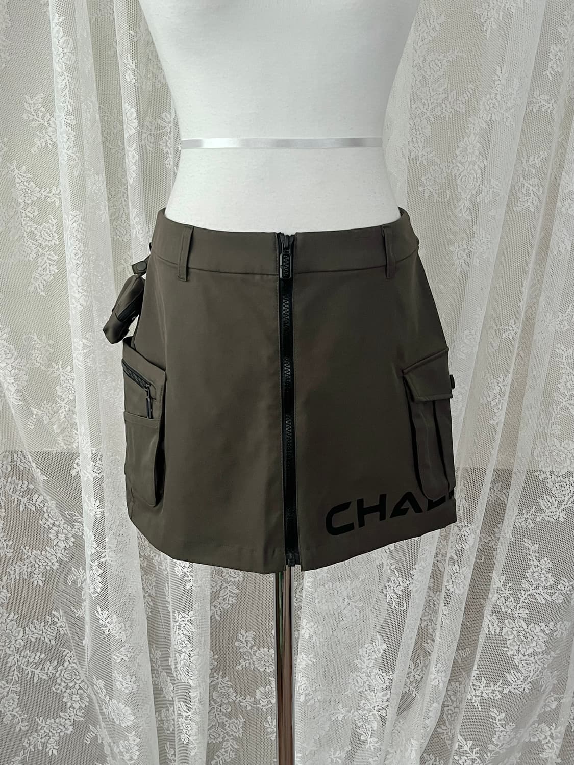 M) 챌린저 골프웨어 카고 미니 스커트 카키 상품이미지1