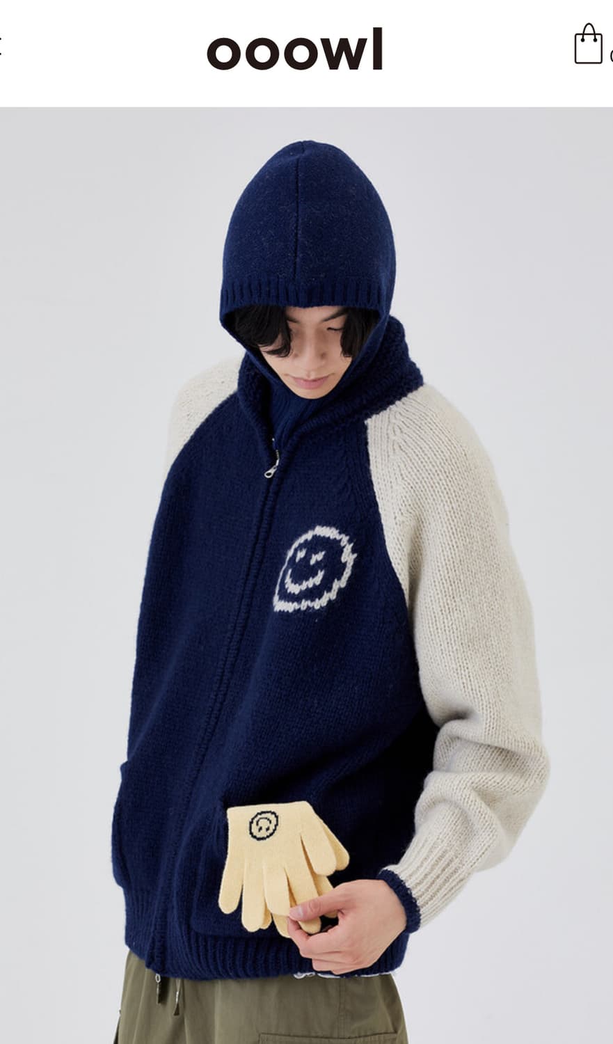 ooowl 울니트 점퍼 상품이미지5