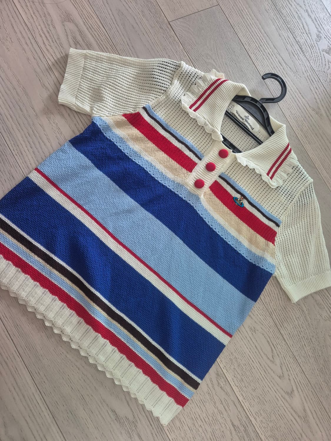 (새상품) 비비안웨스트우드 니트 반팔 상품이미지1