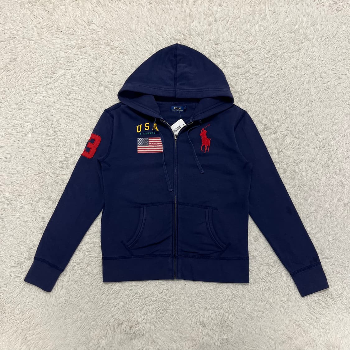 폴로 usa 빅포니 후드집업 상품이미지1