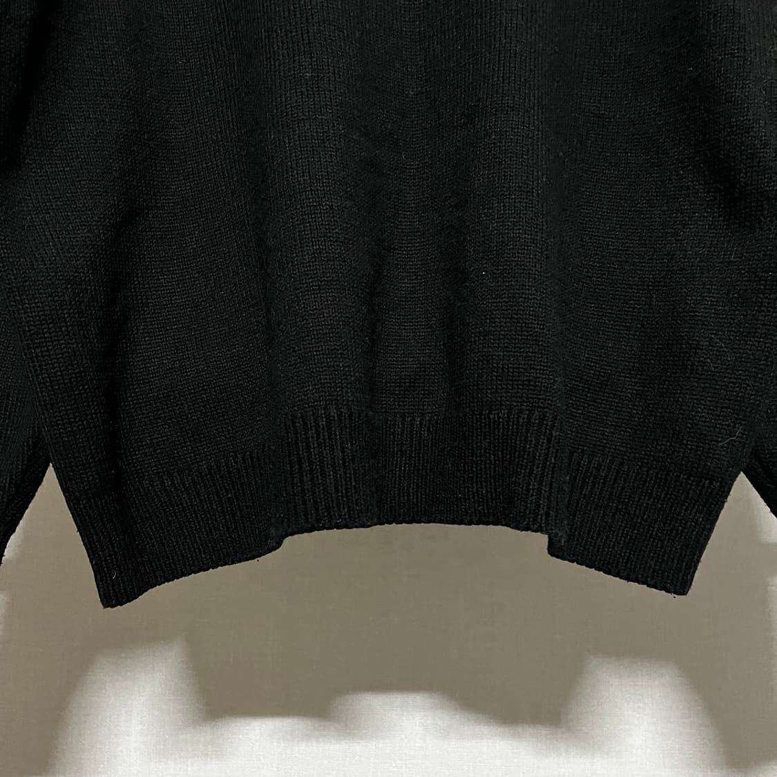 낫포너드 블랙 로고 니트 L 상품이미지4