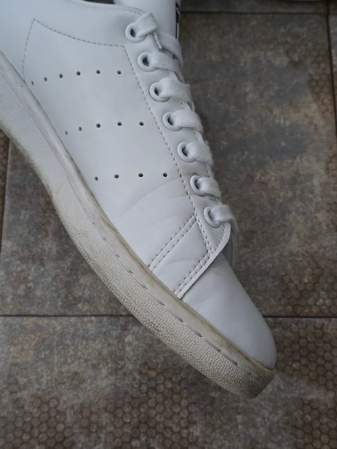 (245)아디다스 스탠스미스 화이트 네이비  상품이미지4