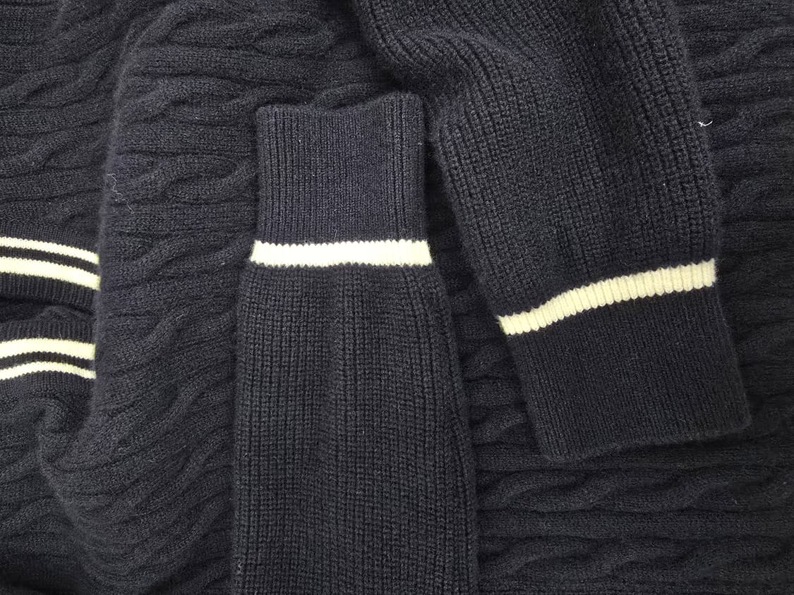 라코스테 네이비 케이블 울 캐시미어니트 원피스 상품이미지5