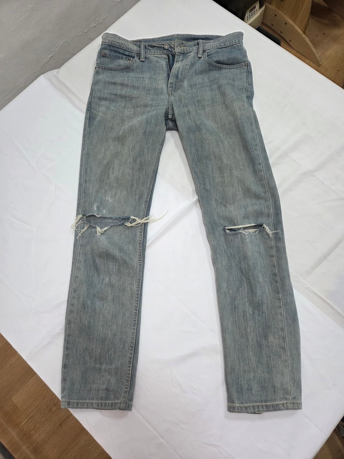 리바이스 511 청바지 W31 L32 찢청 상품이미지1