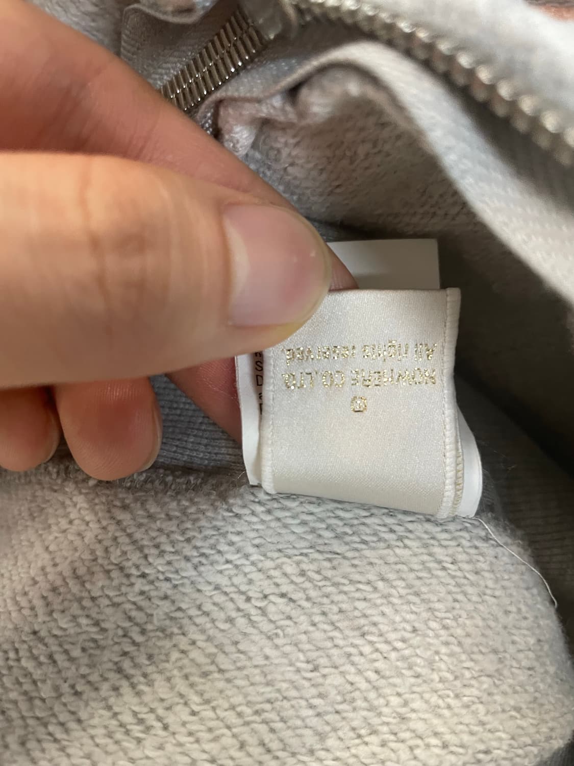 베이프 베이미 마일로 후드집업 그레이 l 팝니다 상품이미지8