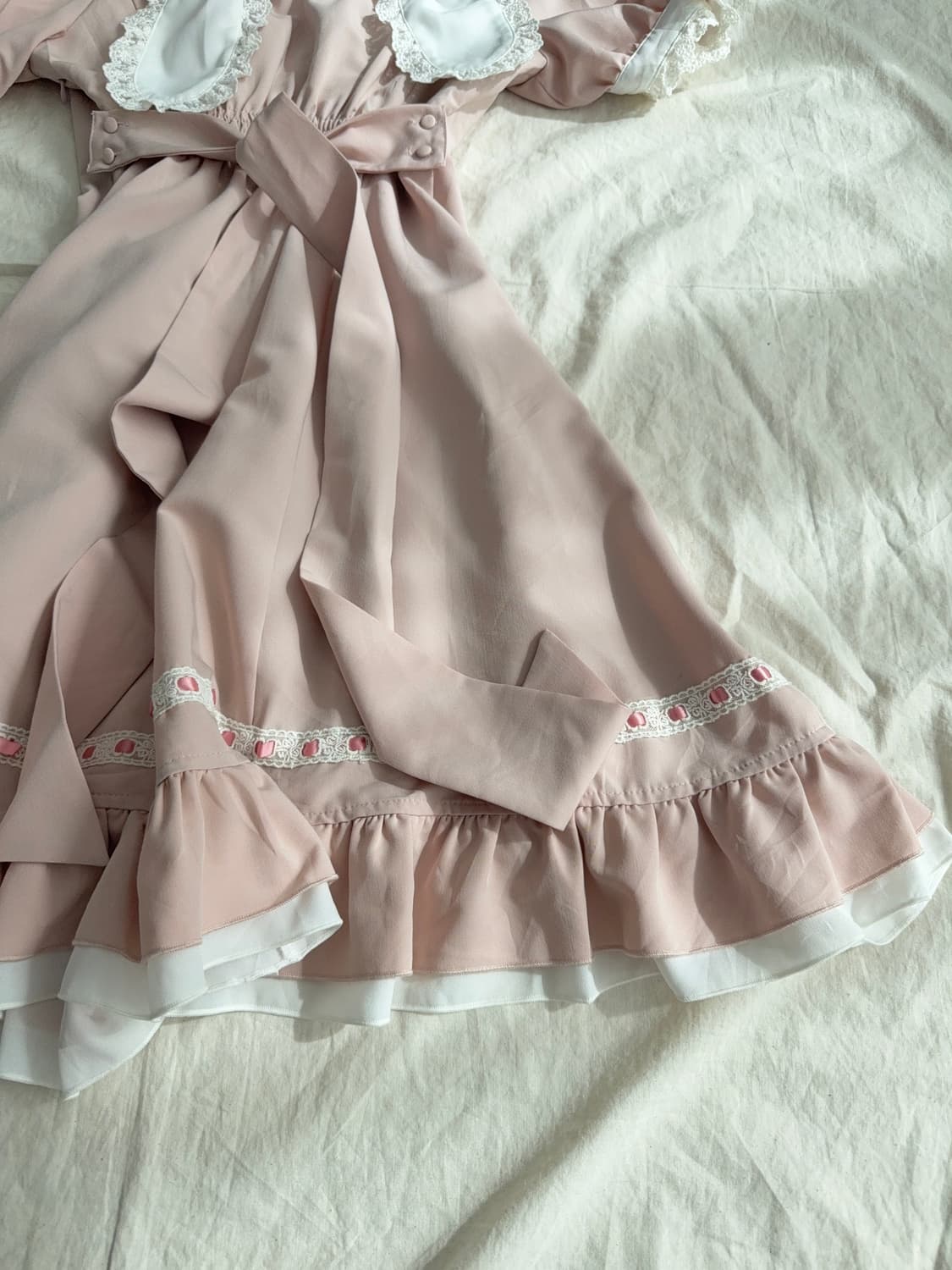 양산형 지뢰계 토끼귀 카라 원피스(새상품) 상품이미지9