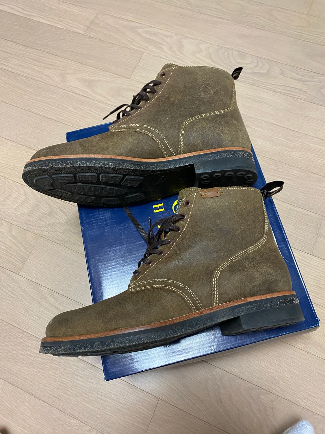 폴로 컨트리 스웨이드 왁스코팅 부츠 us9.5 상품이미지2