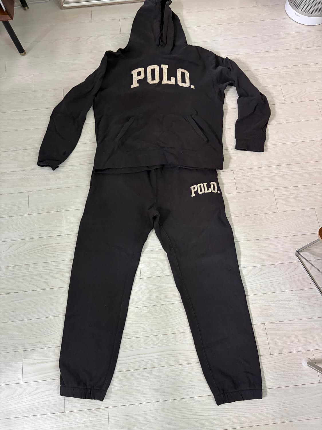 폴로 x end 후드 스웨 셔츠 팬츠 세트 M 상품이미지1