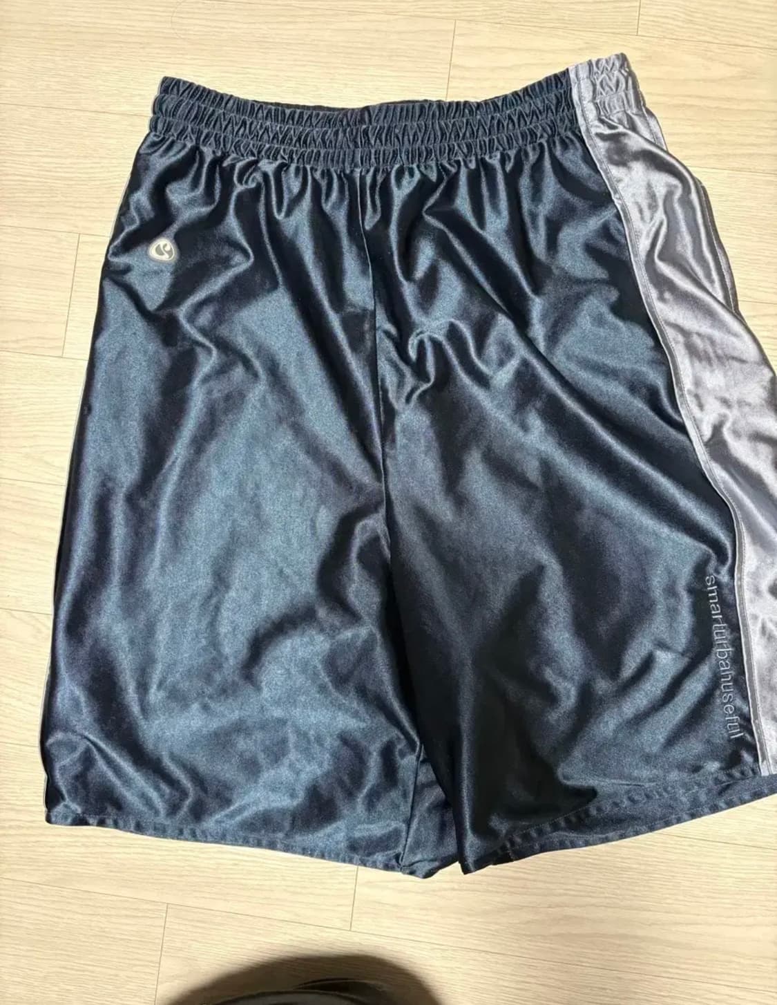 코이세이오 샤이닝 트리콧 팬츠 네이비 상품이미지1