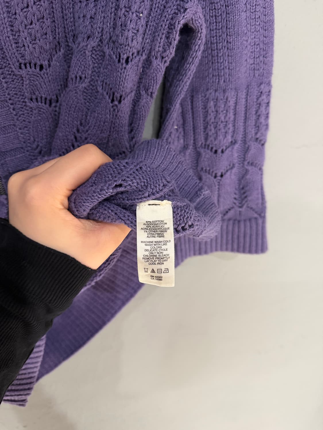 DKNY jeans punching knit zip-up 상품이미지9