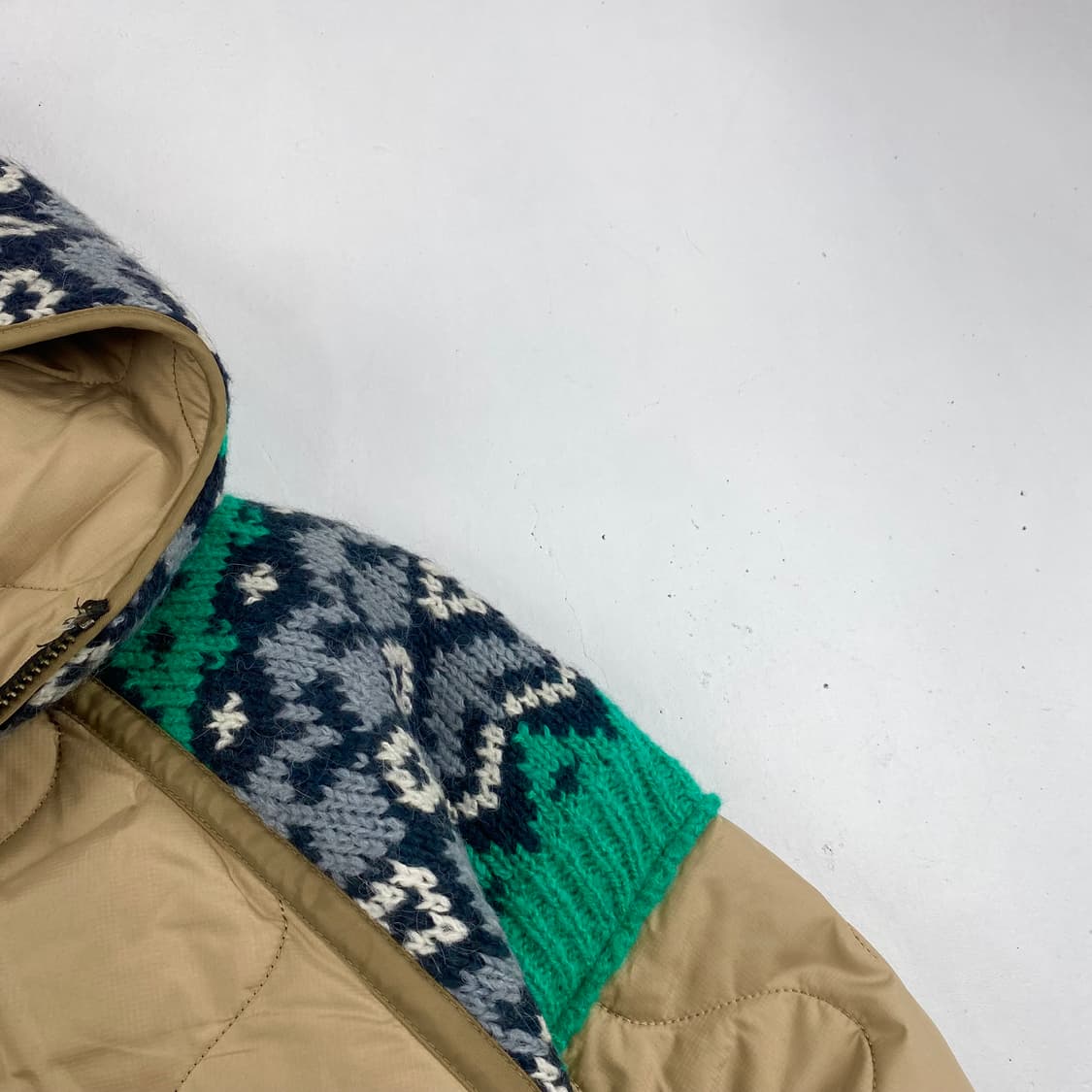 앤더슨벨 니트 패치드 노르딕 퀄티트 파카 자켓 (100) 상품이미지6