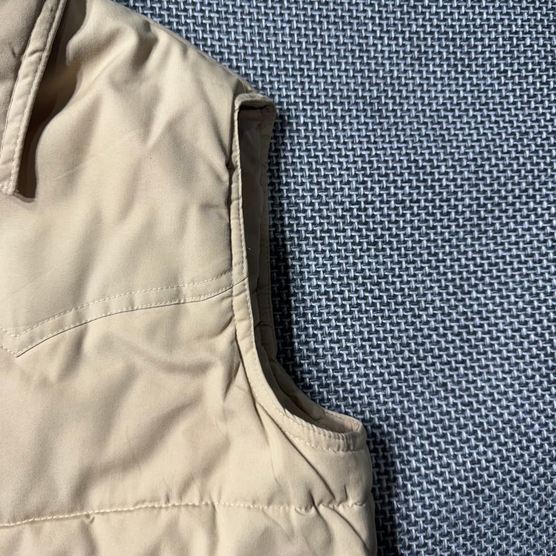 빈티지 마운틴 패딩 베스트 베이지 ( M/OLD-8272 ) 상품이미지4