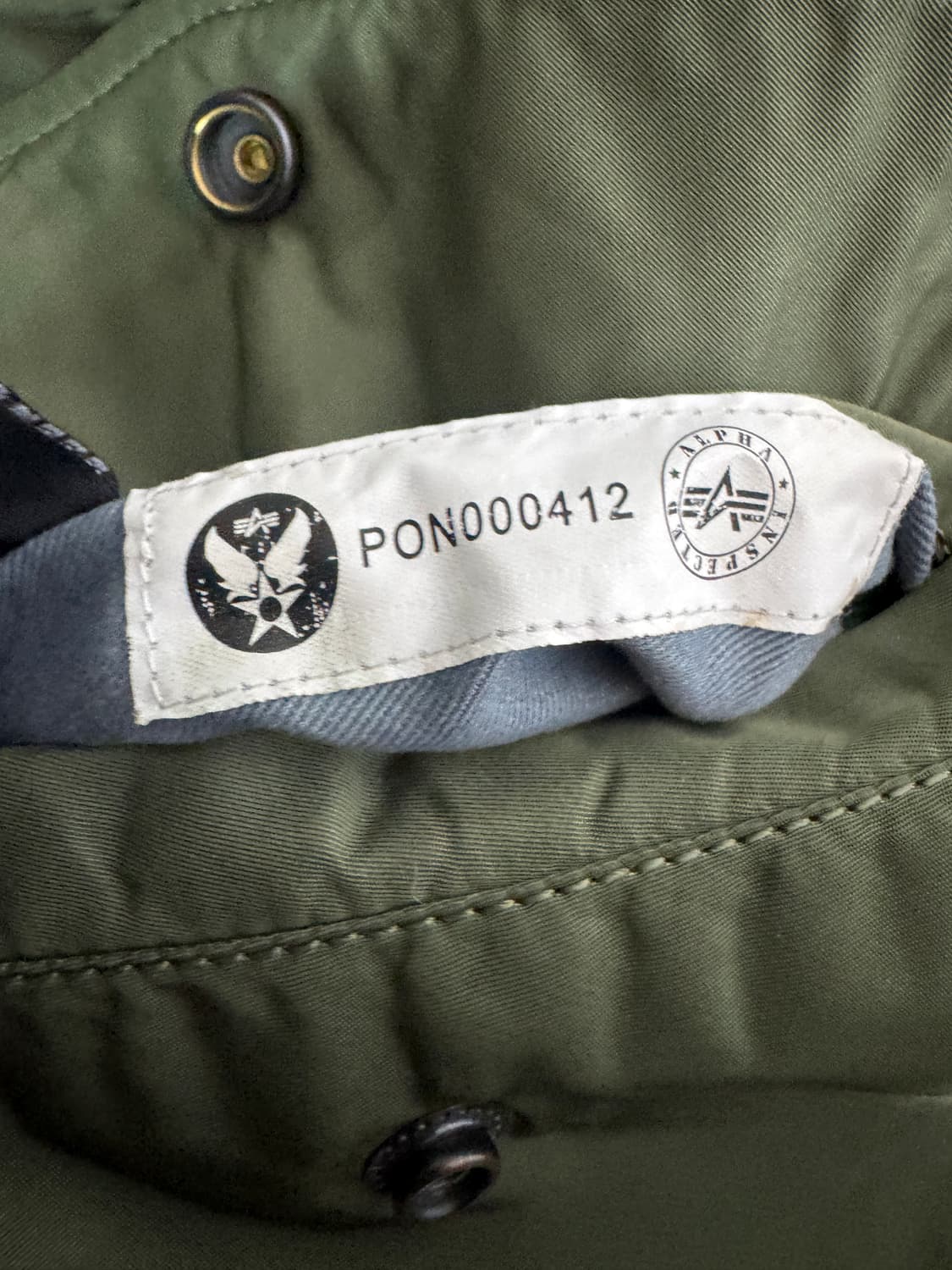 희귀! 알파인더스트리 x 무신사 ma-1 항공 자켓 M 상품이미지3