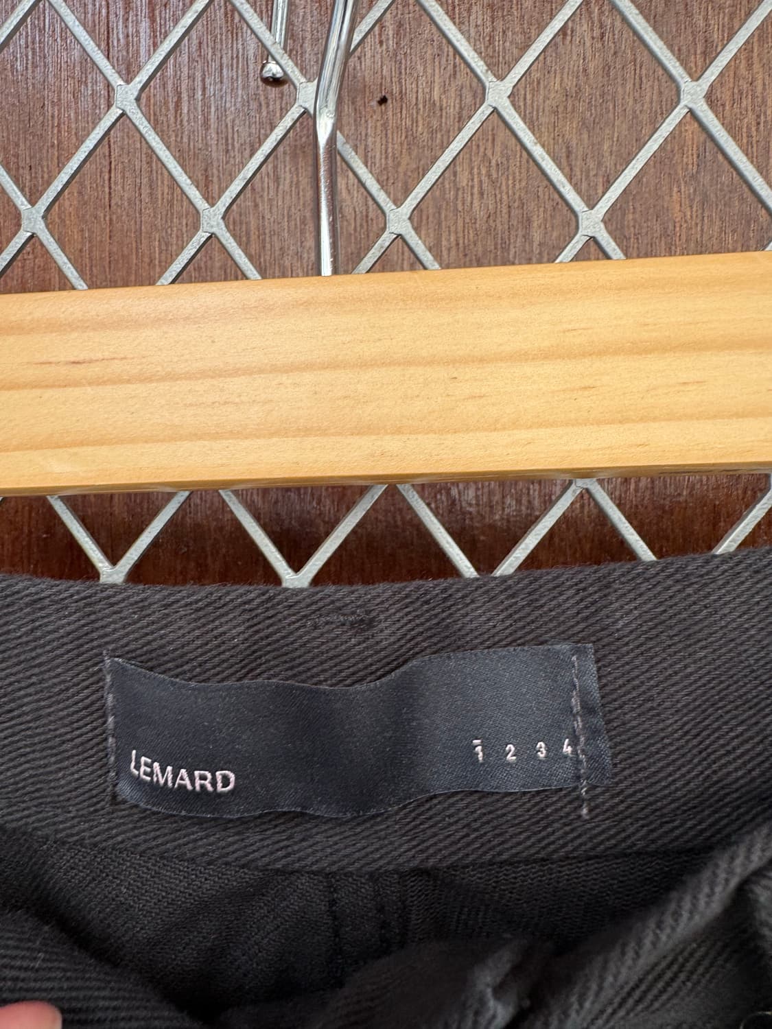 르마드 LEMARD 리벳 웨스턴 카펜터 블랙 데님 팬츠 1 상품이미지9