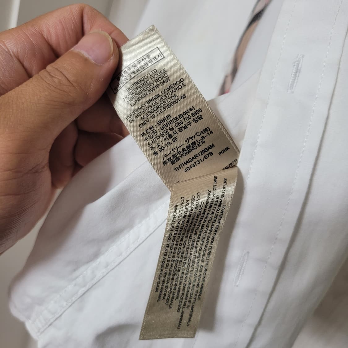 버버리 노바체크 셔츠 상품이미지6