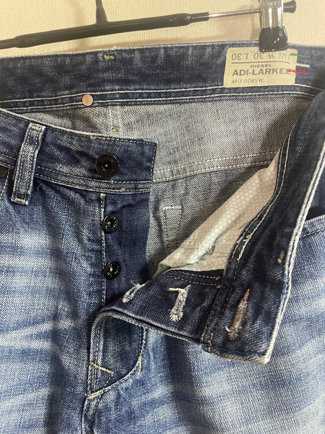 Diesel x addidas 콜라보 데님 팬츠  상품이미지4