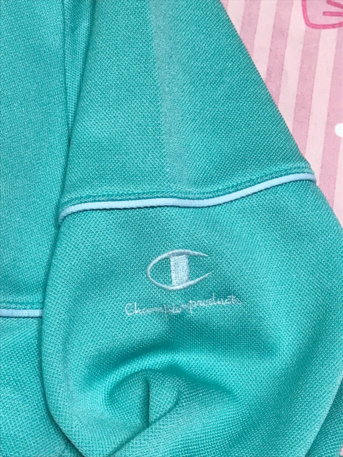 챔피언 민트 트랙 자켓 져지 상품이미지3