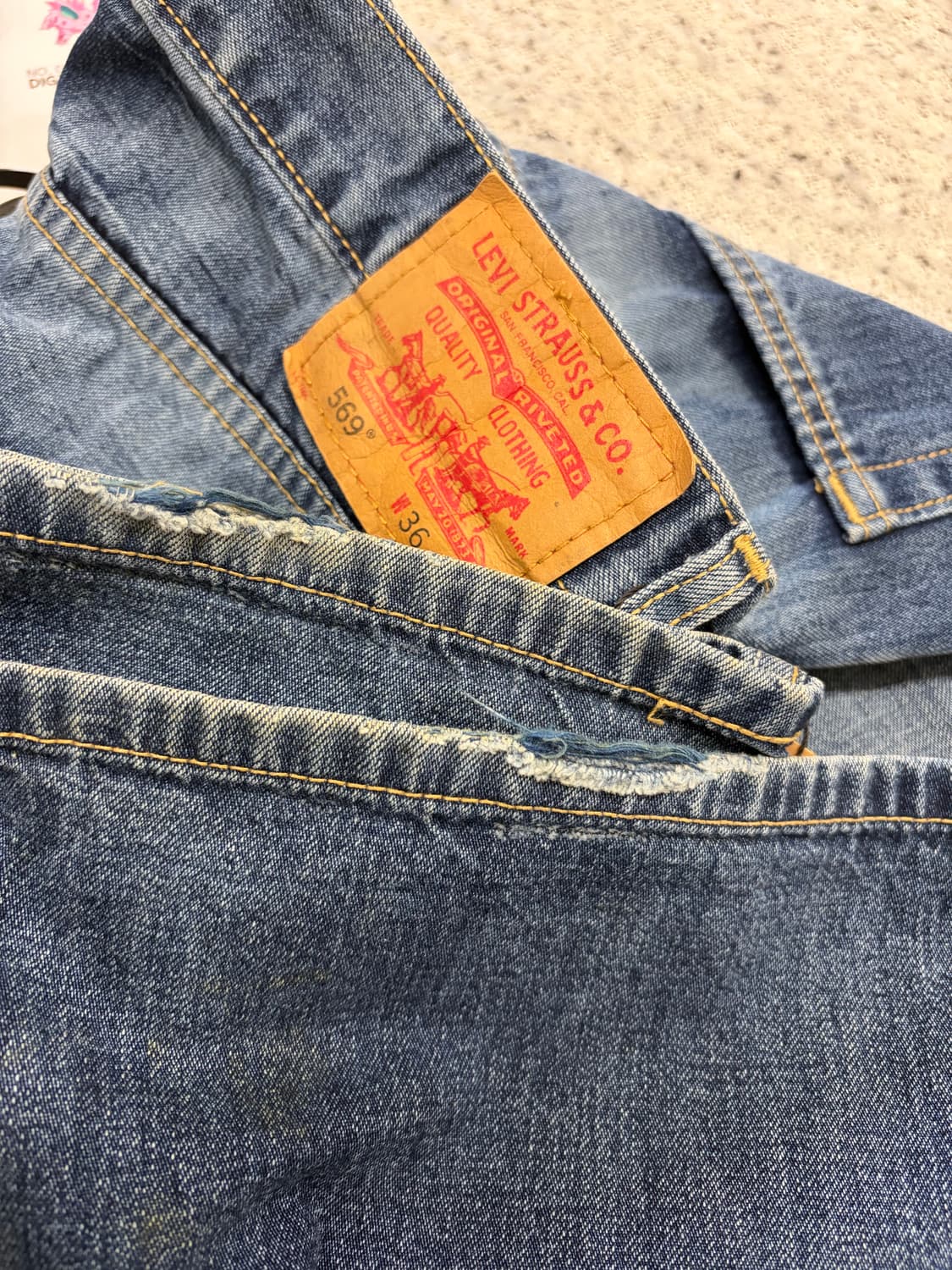 N144. 리바이스569팬츠 바지 상품이미지5