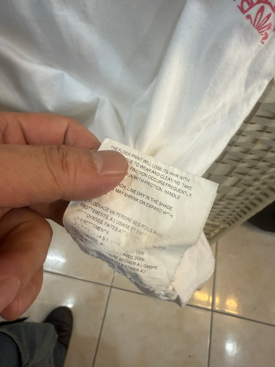 66 정품 꼼데가르송 반팔 팝니다 상품이미지5