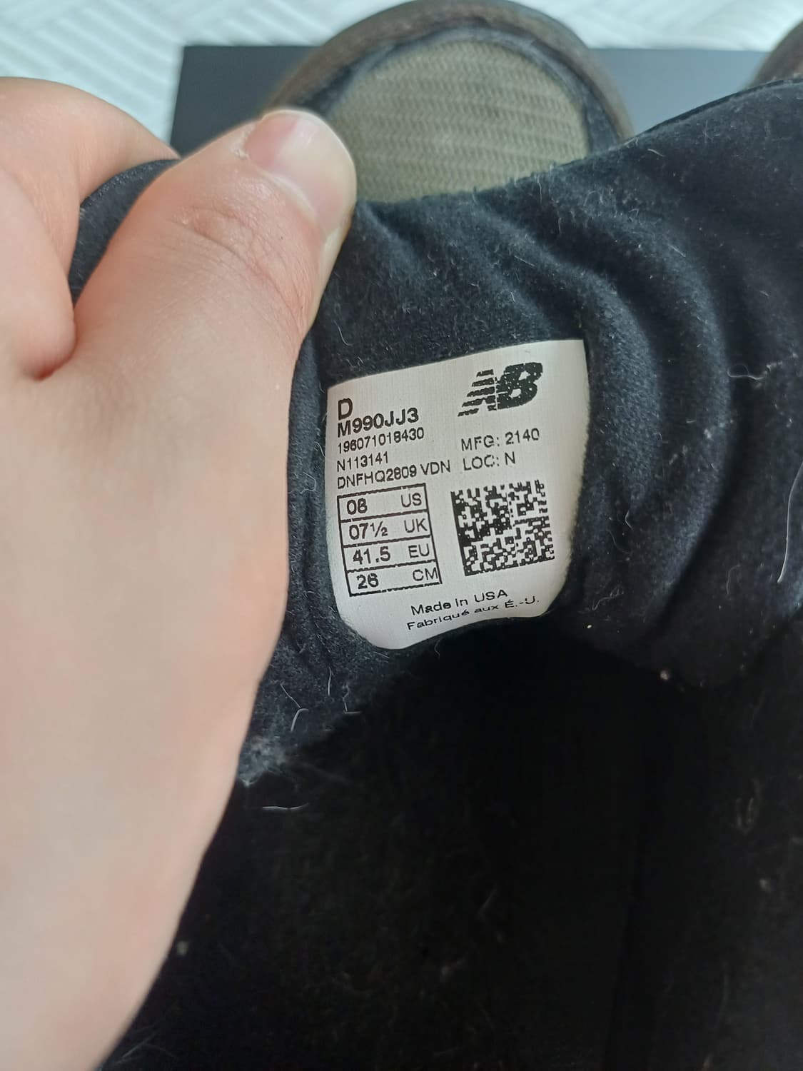 뉴발란스 990v3 자운드 260 상품이미지6