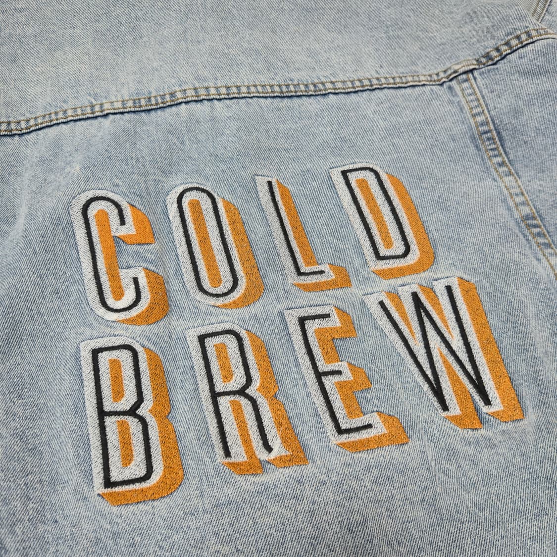 남여공용 오버핏 패치 데님 자켓 상품이미지6