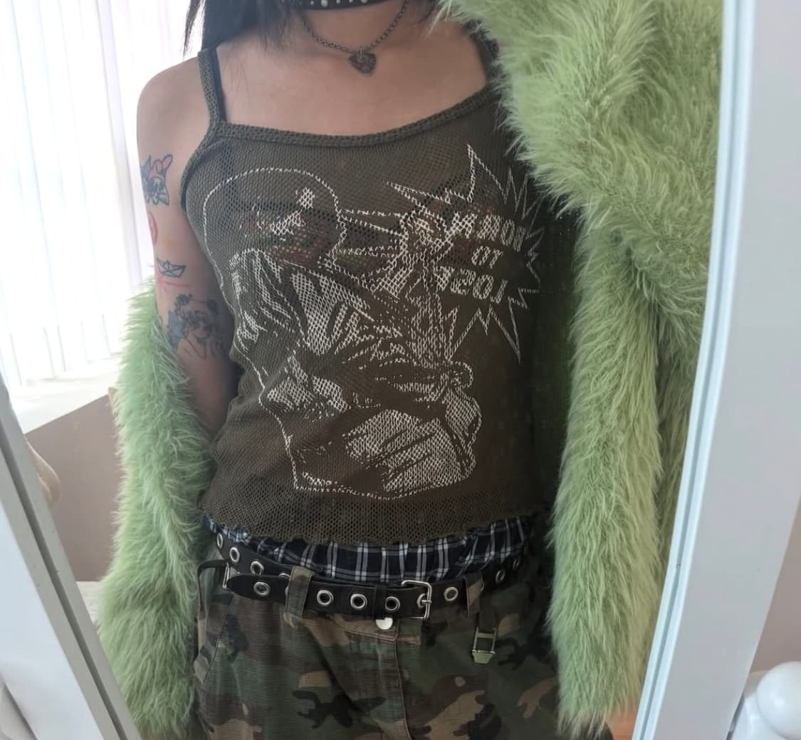 히스테릭글래머 매쉬 나시 탑 상품이미지1