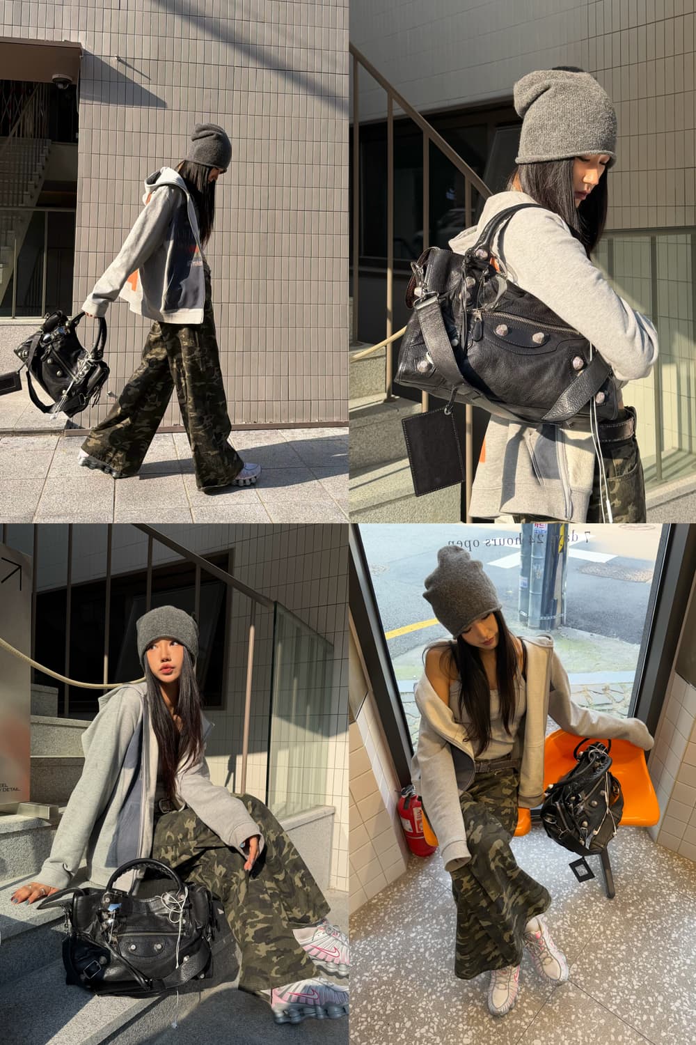 발렌시아가 자이언트 모터백 블랙 상품이미지2