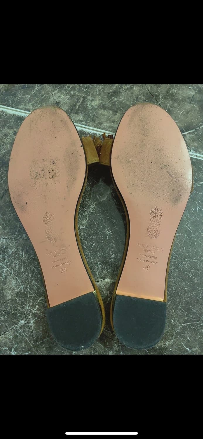 아쿠아주라 브라운 태슬 슬리퍼 샌들 39 상품이미지5