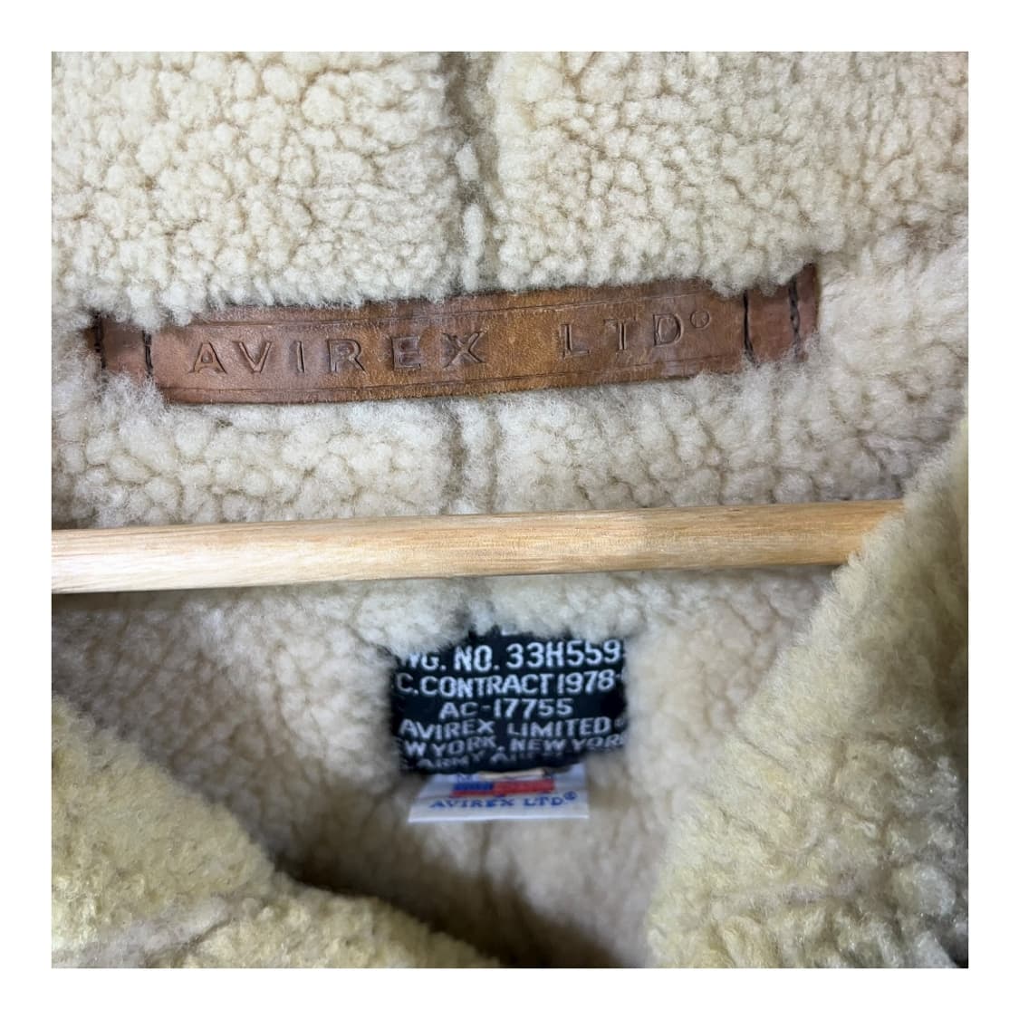 [Avirex] 아비렉스 USA B-3 무스탕 상품이미지5