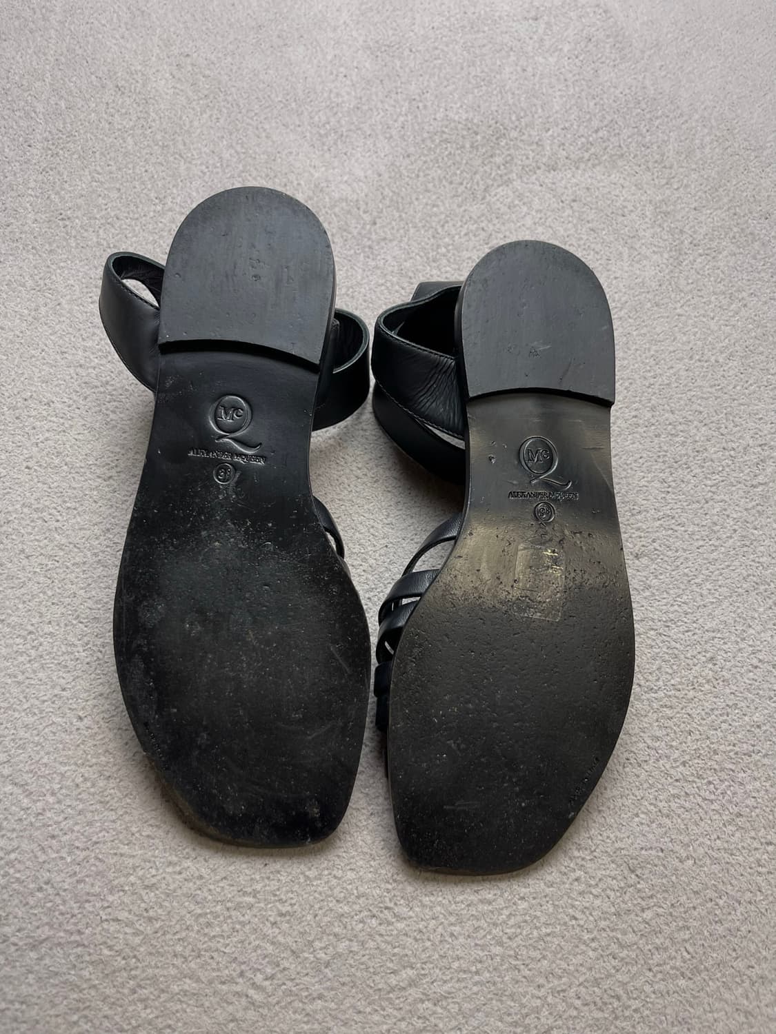 [38] 알렉산더 맥퀸 leather sandals -250 상품이미지7
