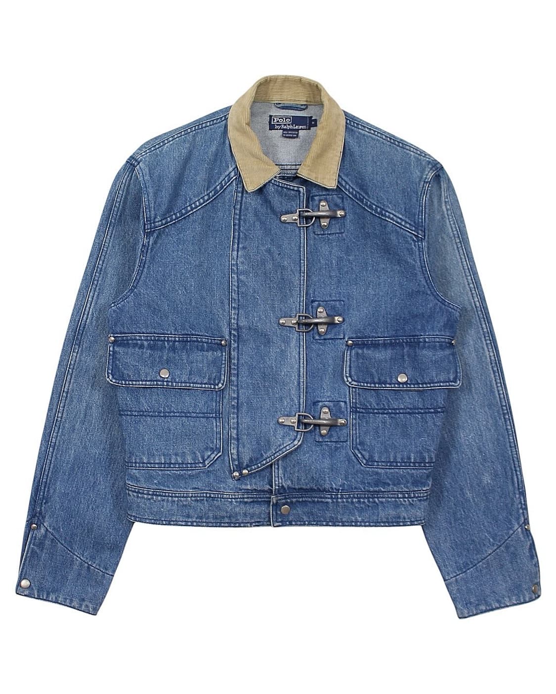 1990s 폴로랄프로렌 파이어맨 데님 자켓 후크 빈티지 상품이미지1