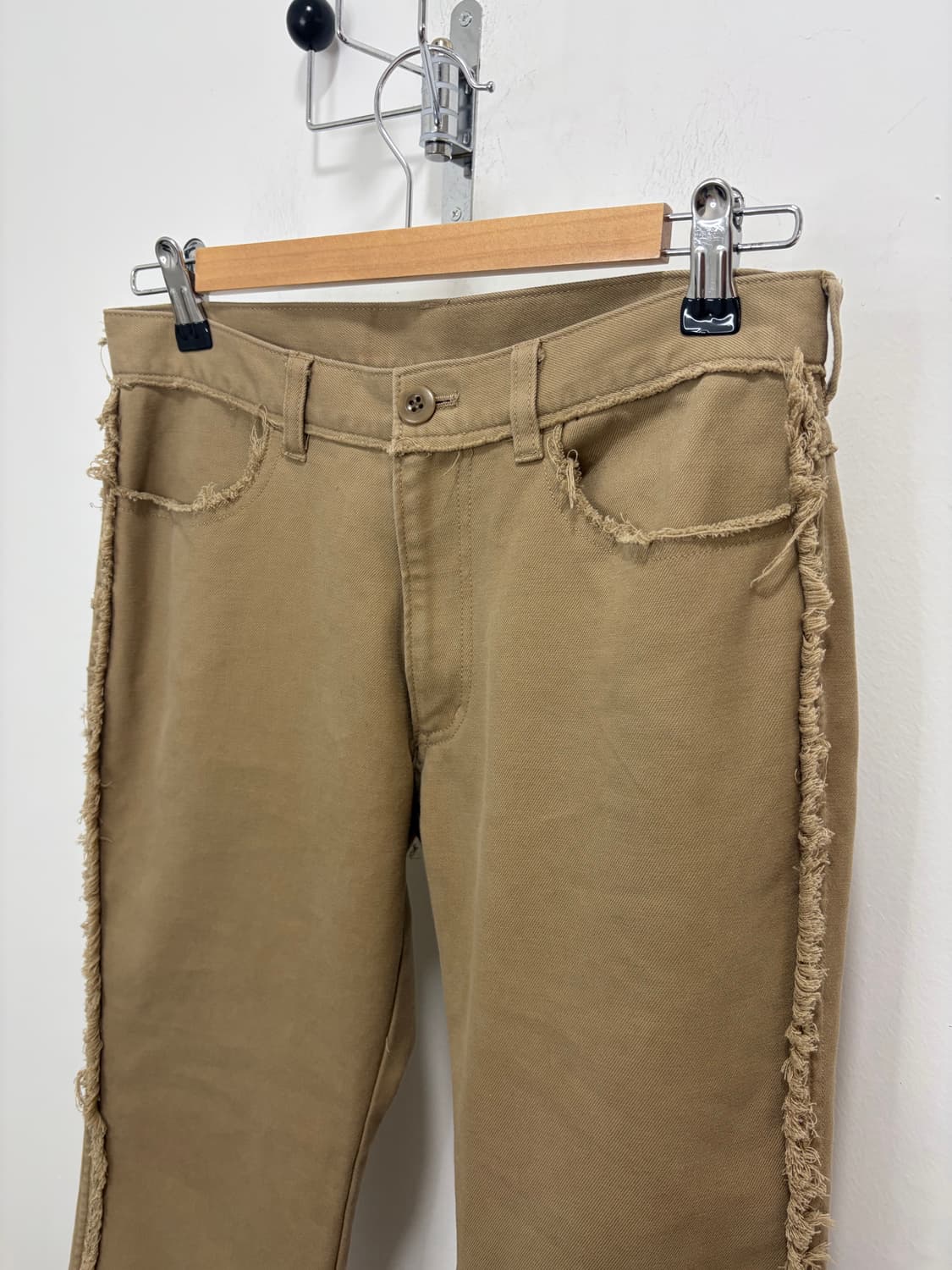 Custom culture 커스텀 컬쳐 데미지 디테일 부츠컷 팬츠 해 상품이미지5