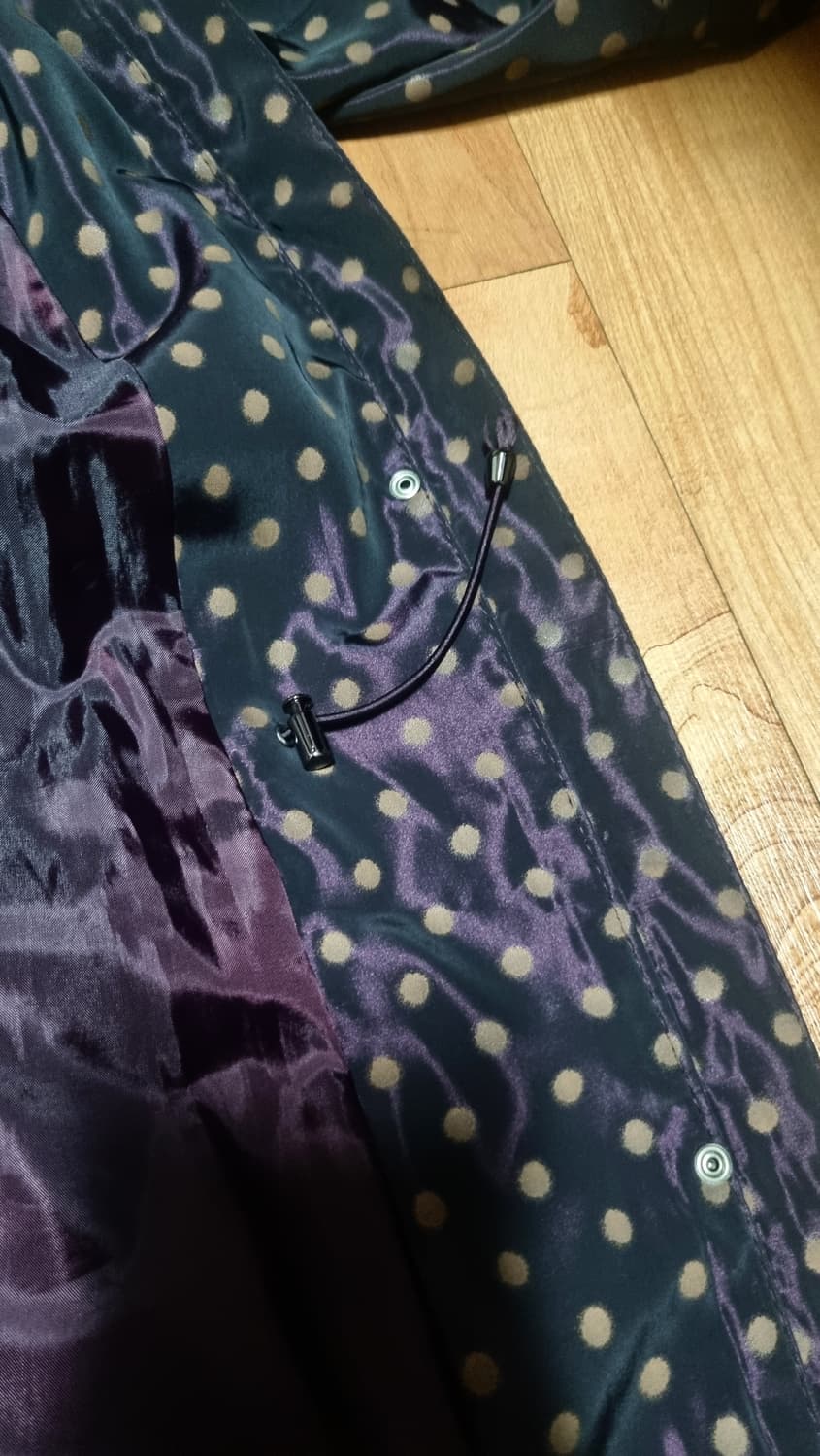 도트 패턴 자켓 코트 잠바 자켓 빈티지 땡땡이 모리걸 갸루 상품이미지3