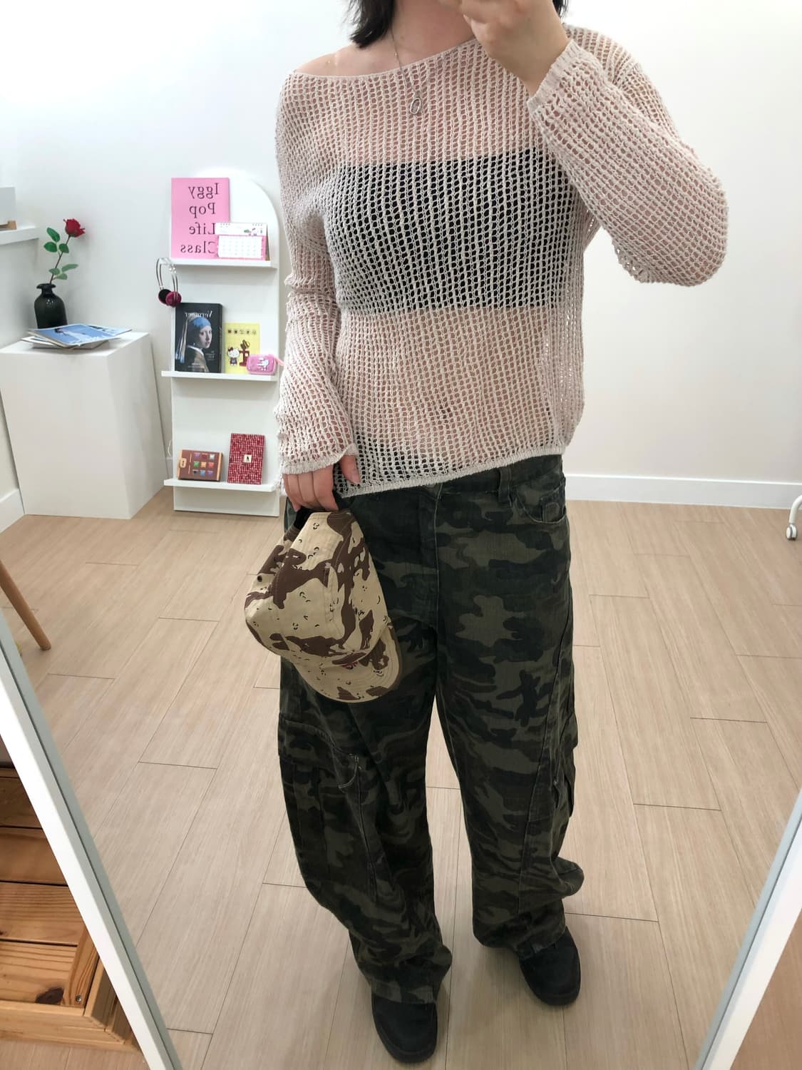 타미힐피거 y2k 카모 레이어드 코디 상품이미지3