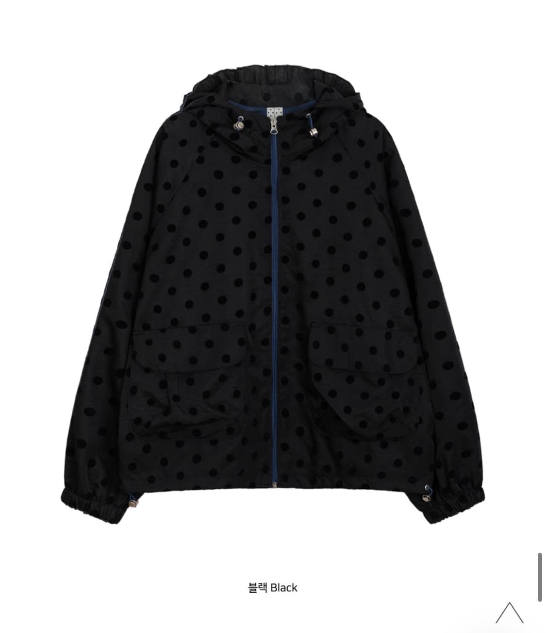 오헤시오 dot frill hooded windbreaker jumper 상품이미지1